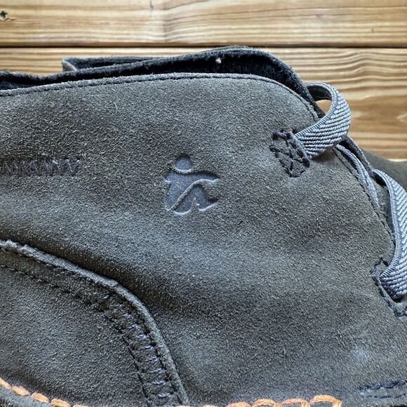 Cushe Men’s 7 Evo Desert Shoes Dark Gray Leather Pull On Ankle Boots - Picture 2 of 10